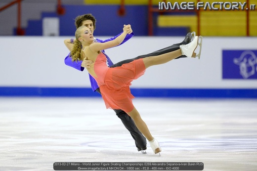 2013-02-27 Milano - World Junior Figure Skating Championships 0269 Alexandra Sepanova-Ivan Bukin RUS